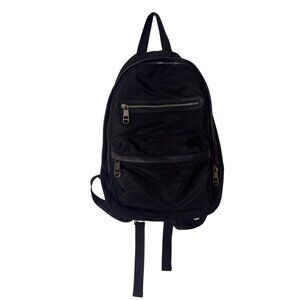 Madden Girl Black Nylon Backpack With Zippered Compartments & Adjustable Straps